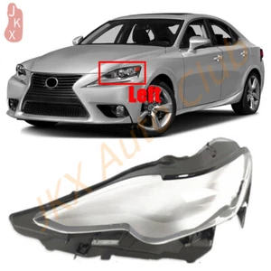 For Lexus IS350 2014-2016 p Left Side Headlight Clear Lens Cover + Seal Glue - Picture 1 of 11