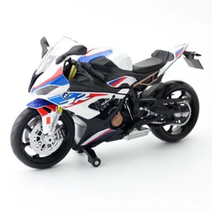 1:12 BMW S1000RR Motorcycle Model Diecast Toy Car for Boys Kids Gifts White - Picture 1 of 9
