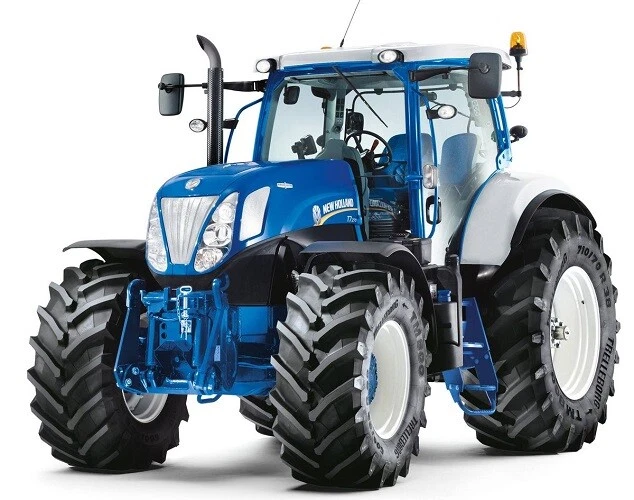 A3 New Holland T7 Tractor Ford Colours Brochure Poster Leaflet - Image 1 of 1