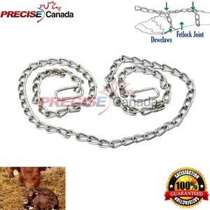 OB Chain Leg Catch Short Breech Delivery 45" Chain Calf Pulling Calving Supplies - Picture 1 of 3