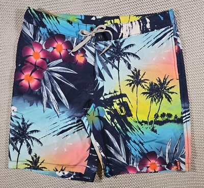 Tommy Bahama Board Shorts Hombres Talla 38 Midnight Soiree Floral AOP Relax Bañador Foto 1 de 4