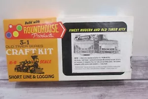 HO Scale Roundhouse 1501 3/22' Old Timer Wood Chip Car Kit Undecorated RH4405 - Picture 1 of 9