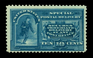US 1895  SPECIAL DELIVERY  10c blue  Scott # E5  mint MLH F/VF - Picture 1 of 2
