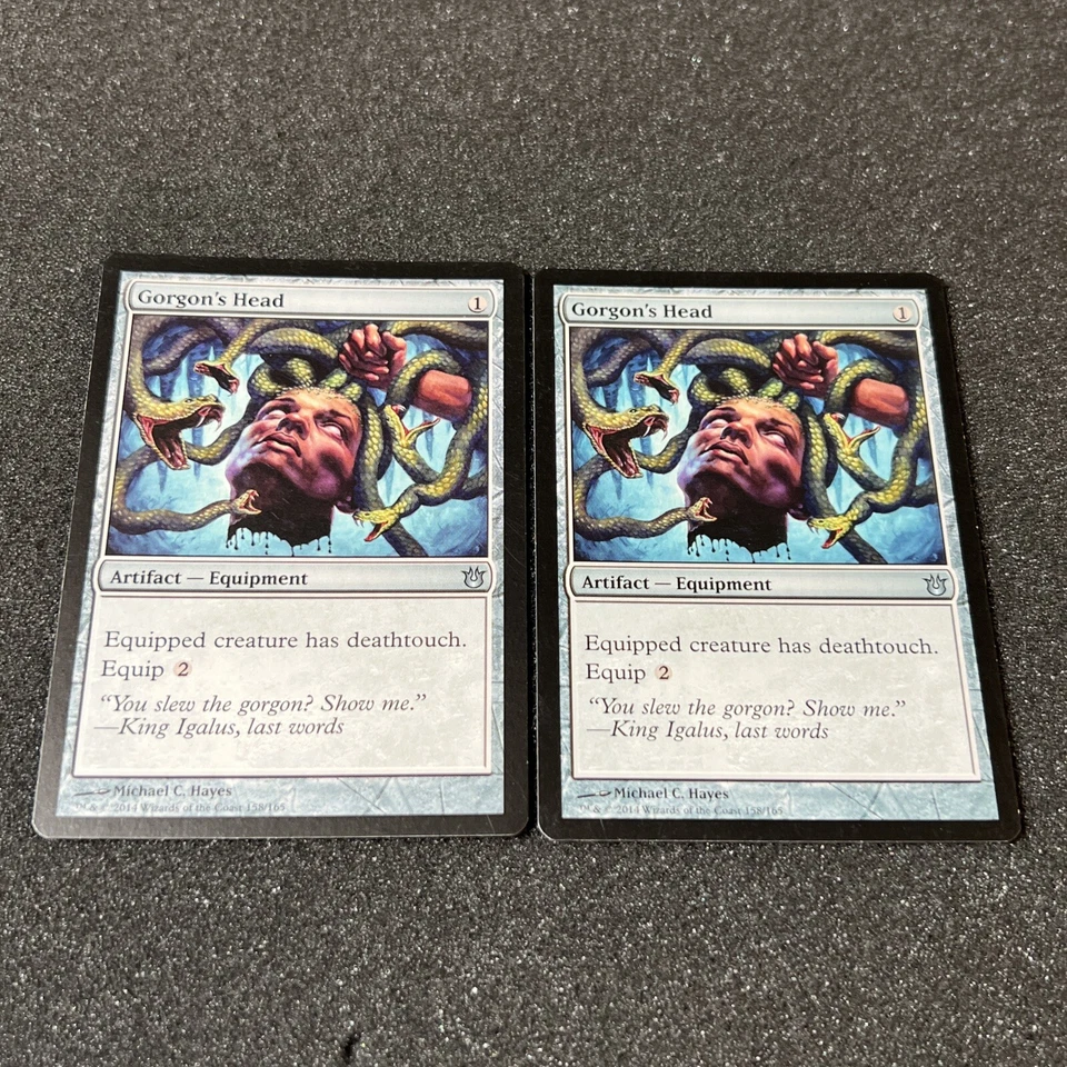 Gorgon's Head Magic The Gathering Mtg Artifact Born of the Gods Card 2 - Image 1 of 4