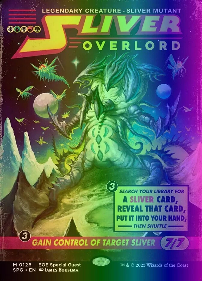 MTG Magic the Gathering Sliver Overlord (128/135) Special Guests LP FOIL - Image 1 of 1