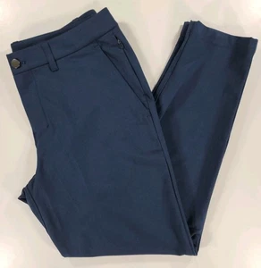 Lululemon Pants Blue Mens 31 ABC Trouser Slim Fit LM5AQYS Performance 28" Inseam - Picture 1 of 13