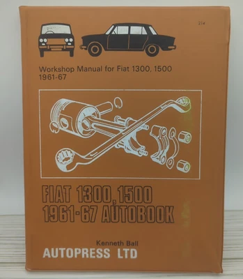 Kenneth Ball Fiat 1300,1500, 1961-67 manual de taller Foto 1 de 4