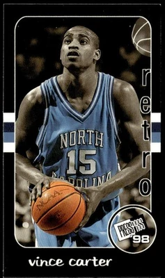 Press Pass Double Threat 1998 #RT-4 Vince Carter Retros novato E1 Foto 1 de 2