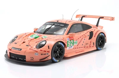 1/12 Scale IXO 911 RSR 991 winner 24h of Le Mans 2018 #92 Pink Pig Livery - Image 1 of 4
