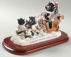 Slavic Treasures Holiday Sleigh-Figurine Kansas State Wildcats - Boxed 6463673 - Picture 1 of 1