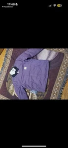 Purple Carhartt WIP Men Detroit Jacket Size Large - Picture 1 of 3