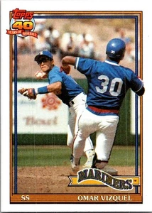 1991 Topps #298 Omar Vizquel Desert Shield - Picture 1 of 2