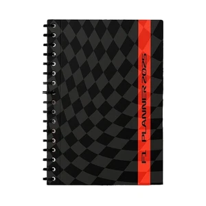 Planificador y calendario F1 2025, planificador con circuito de carreras de F1, encuadernación en espiral, Mo9780 - Imagen 1 de 6