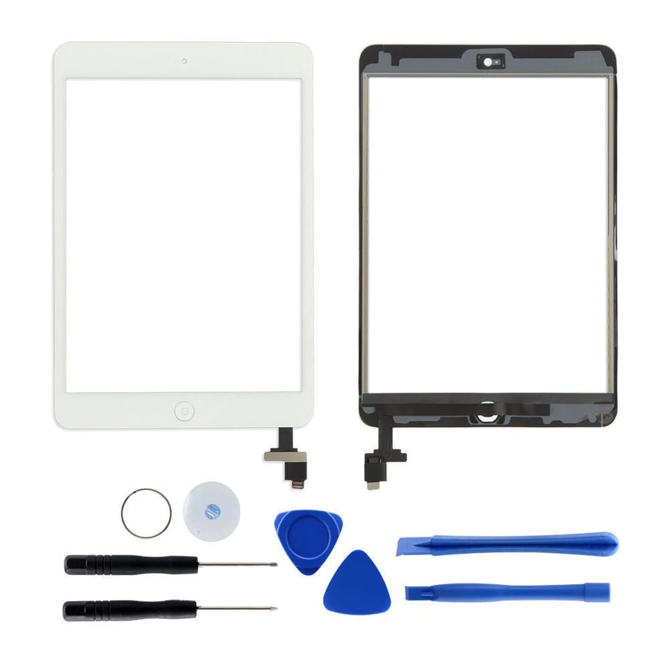 Touch Screen Digitizer Replacement For iPad 1/2/3 Mini - Black / White LOT - Image 1 of 1