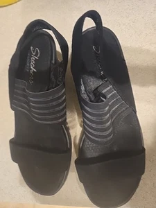 Skechers Rumblers Damenschuhe Memory Foam Keilsandalen Größe 8,5 - Bild 1 von 4