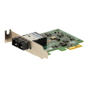 Network Card Allied Telesis AT-2711FX/SC 844-01424-00 FC 100BASE-FX PCIe X1 LP - Picture 1 of 3