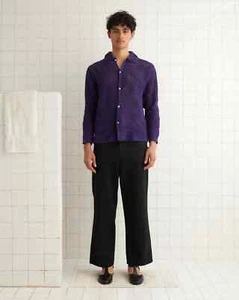 Sobrecamisa Bode Crochet Púrpura Talla L - Imagen 1 de 3