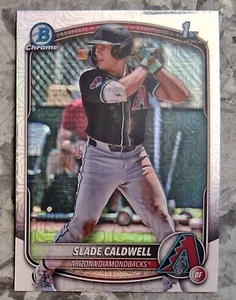 #BCP-21 SLADE CALDWELL - 2025 Bowman Chrome - 1er refractor Bowman Mojo - Imagen 1 de 2
