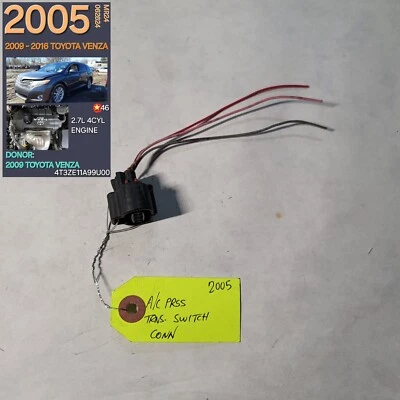 ⭐⭐OEM 2009-2016 TOYOTA VENZA AC TRANSDUCTOR DE PRESIÓN INTERRUPTOR CONECTOR⭐⭐ Foto 1 de 2