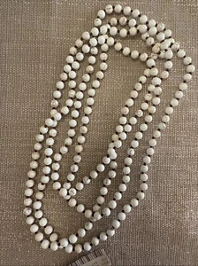 "Collar con cuentas de magnesita Very PrettyBarse 34"" de largo nuevo con etiquetas" - Imagen 1 de 2