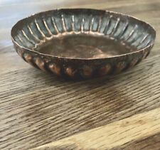Beautiful Vintage Islamic Gadrooned Copper Soap Dish, Bowl, Trinket Tray