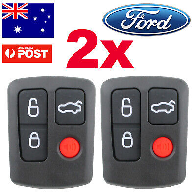 2x For Ford BA BF Falcon Sedan/Wagon Keyless Car Remote 4 Button Keypad New • 12.95$