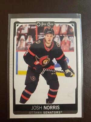 2021-22 Josh Norris Base O-Pee-Chee Hockey Ottawa Senators - Image 1 of 2