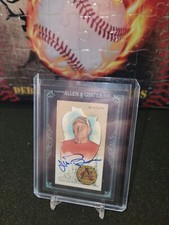 Jim Bintliff 2023 Topps Allen & Ginter Mini Framed Auto - MLB Mud Man BLACK #/25