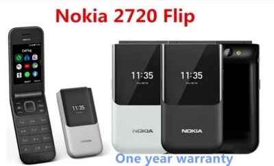 Teléfono Original Nokia 2720 Flip (2019) 4G LTE Doble SIM KaiOS Desbloqueado -NUEVO Foto 1 de 4