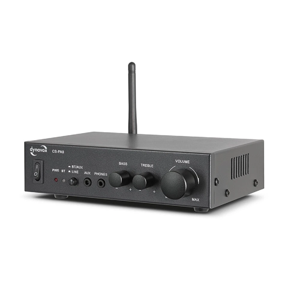 DYNAVOX CS-PA8 Mini Amplificatore Digitale Nero Bluetooth 2 W RMS