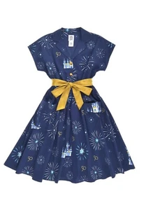2022 Disney Parks The Dress Shop Walt Disney World Vestido 50 Aniversario S - Imagen 1 de 1