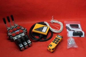 Radio Mando 6 Botones Mano Hueca con Indicador Juuko 24 V + Válvula Hidráulica 60l - Imagen 1 de 10