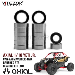 16Pcs Ball Bearing Kit Assembly For Axial 1/18 Yeti Jr. Can-Am Maverick AXI90069 - Picture 1 of 10