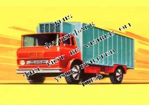 MATCHBOX 44 GMC REFRIGERATION TRUCK 1970 LESNEY ART REPRO A4 POSTER PRINT - Picture 1 of 1