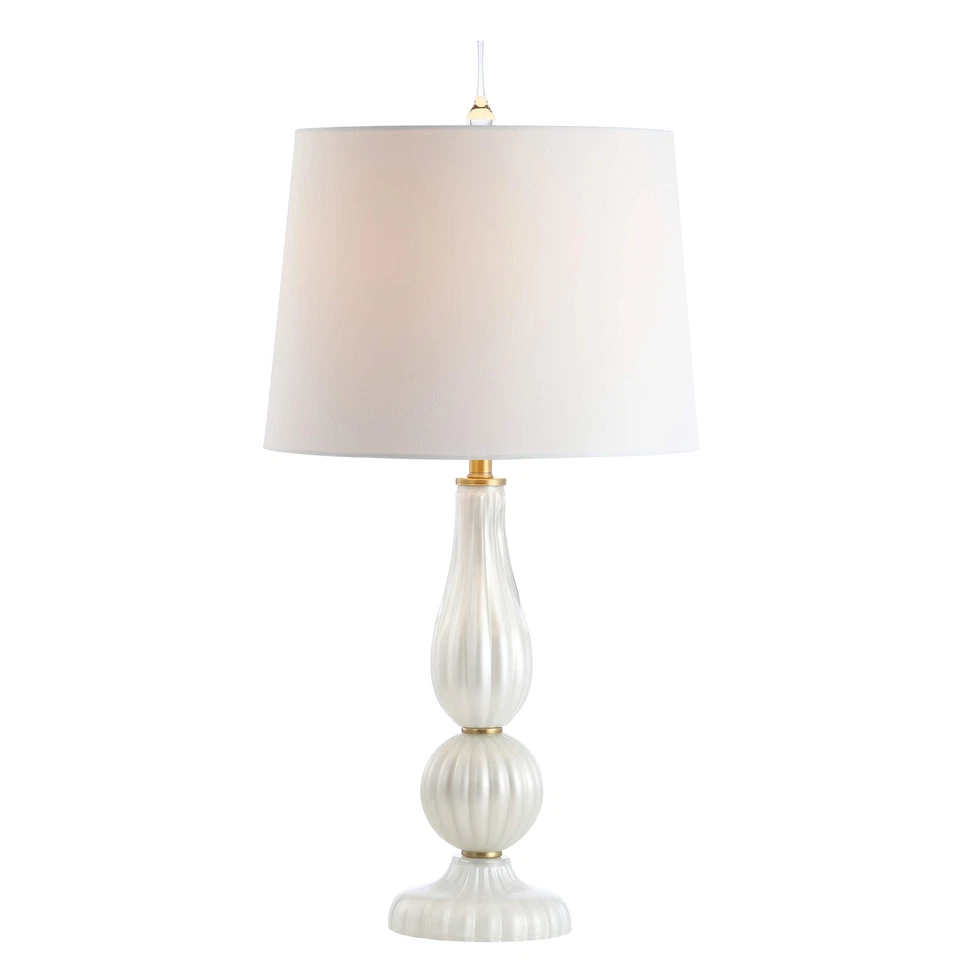 Jonathan Y Lighting Jyl2072 Maddie 28" Tall LED Vase Table Lamp - White