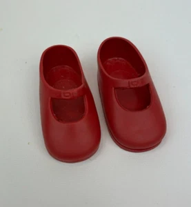 Zapatos de muñeca Shirley Temple de Ideal 16" ROJOS 1972 ¡ORIGINAL! - Imagen 1 de 1