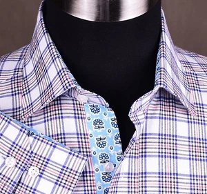 Bestes Herbst Business Kleid Hemd Weich Luxus Flanell Sexy Mode B2B - Bild 1 von 7