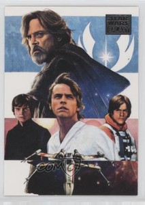 2018 Topps Star Wars Galaxy New Visions Luke Skywalker The Saga: #1 2k3