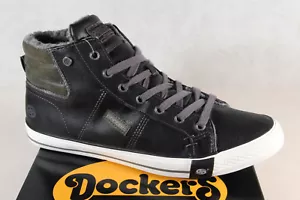 Dockers Men's Boots Ankle Boots Winter Boots Black 30SST130 NEW! - Picture 1 of 8