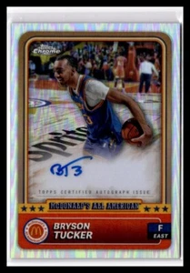 2024 Topps cromo McDonalds All-American refractor automático Bryson Tucker - Imagen 1 de 2