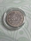 Mexico 50 Cents 1920-  .720 Coin Silver, 50 Centavos Moneda De Plata .720