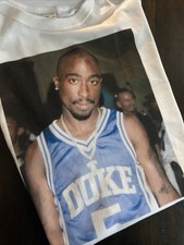 2Pac Tupac DUKE jersey shirt sz L | eBay