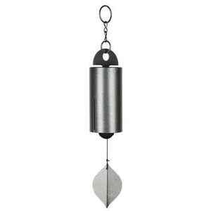 Woodstock Chimes 24-inch Aluminum Heroic Windbell, Medium, Antique Silver - Picture 1 of 5