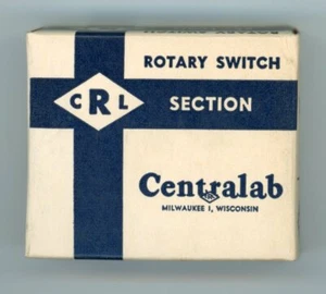 Centralab 1 POL-6 POS Non-Shorting Steatite ROTARY SWITCH (NEW IN BOX!) - Picture 1 of 3