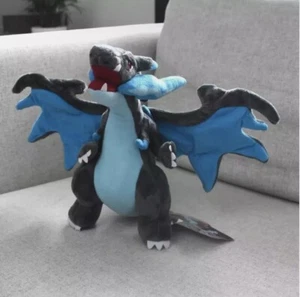 Pokemon Mega Charizard X Plush Soft Toy Teddy 22cm - UK SUPPLIER π¬π§ - Picture 1 of 6
