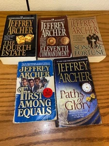 Jeffrey Archer lot of 5  paperback books Paths of Glory Sone of Fortune +++ - Picture 1 of 1