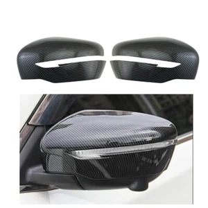 Gloss Carbon Car Modification Side Mirror Covers Trim For Nissan Juke 2011-2017 - Imagen 1 de 6
