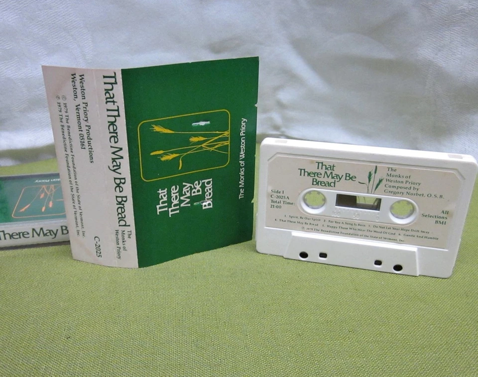MONKS OF WESTERN PRIORY cassette tape That There May Be Bread 1979 - Image 1 of 1