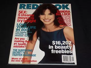 2001 JANUARY REDBOOK MAGAZINE - SANDRA BULLOCK COVER - L 10018 - Picture 1 of 2