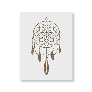 Dream Catcher Stencil - Durable & Reusable Mylar Stencils - Picture 1 of 5